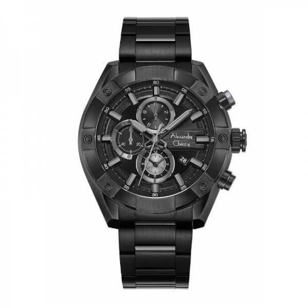 Alexandre Christie AC 6604 Full Black Steel MCBIPBAGR